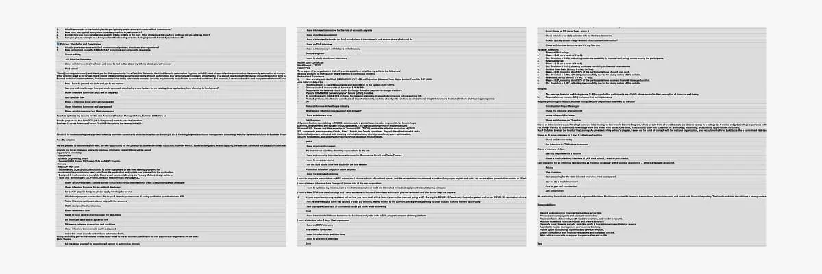 用户在 AI 意图识别输入框中的短关键词与长文本收集展示
